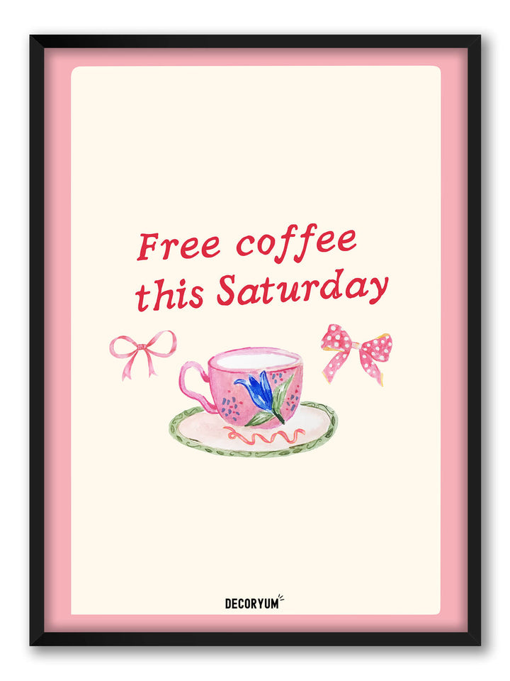Free Coffee This Saturday
