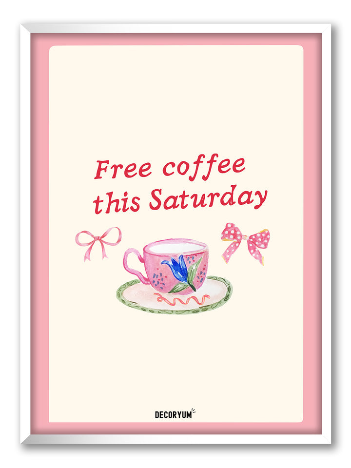 Free Coffee This Saturday