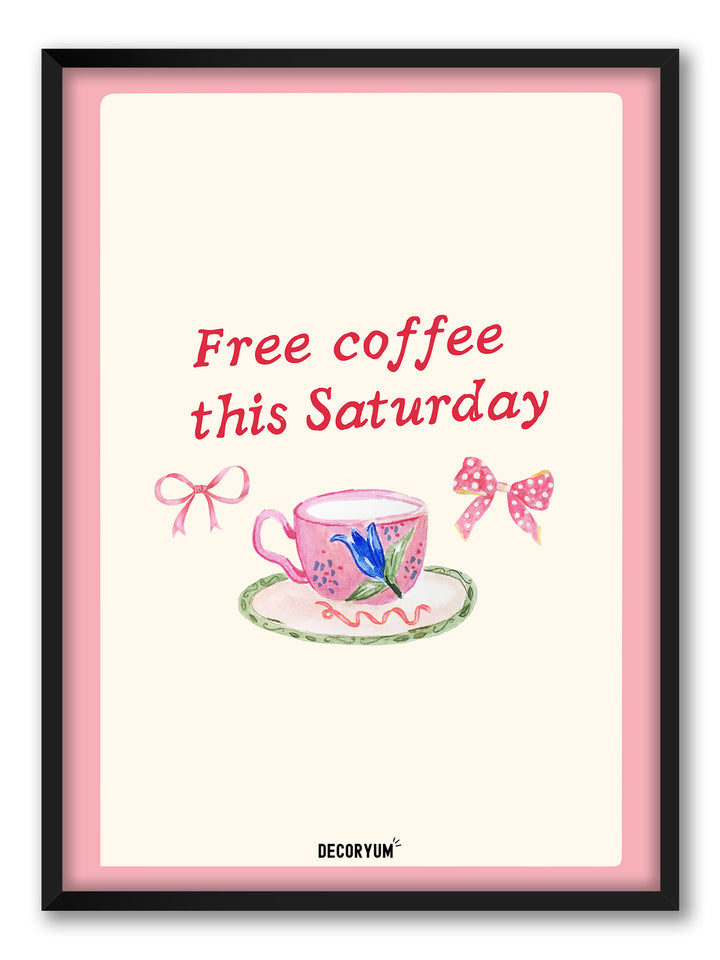 Free Coffee This Saturday