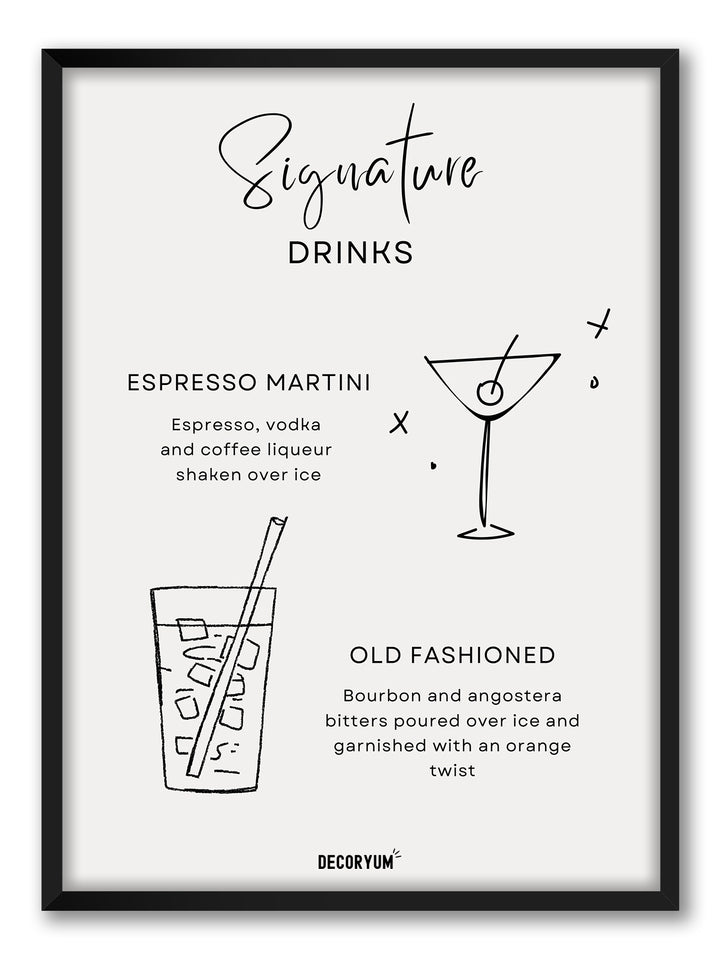 Signature Drinks